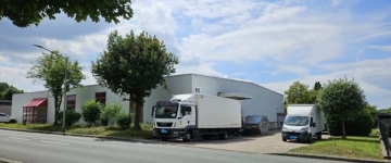 Lager- und/oder Montagehalle im Gewerbegebiet mit Photovoltaik-Anlage und in sehr gutem Zustand …, 32683 Barntrup, Industriehalle