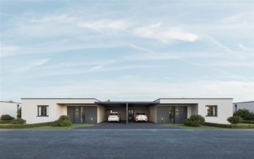 Neubau: Doppelhaus im modernen Bungalow Stil, KfW 55, mit Betreuungskonzept möglich, 31595 Steyerberg, Doppelhaushälfte